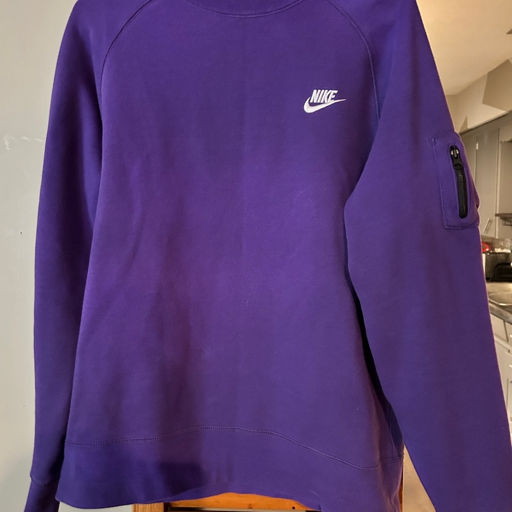 Nike Purple Sweatshirt Large Unisex